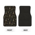 thumbnail image 2 of Yiaed Paris Romantic Print Carpet Floor Mats for Cars, Auto Accessories Front & Rear Car Floor Mats Car Floor Foot Mat Sets of 4 Pieces, 2 of 7