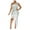 White, variant on Women's Sequin Fringe Hem Nightclub Dress Glitter Sexy One Shoulder Party Dresses Prom Formal Asymmetrical Mini Dress