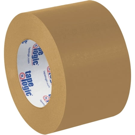 Tape Logic  3 in. x 60 yards Kraft No.5300 Flatback Tape - Brown - Pack of 6