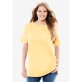 thumbnail image 2 of Woman Within Plus Size Perfect Printed Short-Sleeve Boatneck Tunic, 2 of 6