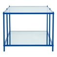 thumbnail image 4 of Furniture of America Tenne Glass Top Coffee Table, Blue, 4 of 5