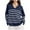 Dark Blue, variant on Scyoekwg Womens Sweaters Long Sleeve Striped Warm Casual Fall Winter Clothes V-Neck Sweater Knitted Sweater Pullover Sweater Tops(Beige,S)