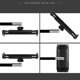 thumbnail image 5 of Soporte ajustable para tableta, para mesa de cama, rotación de 360°, para teléfono móvil y brazo., 5 of 8