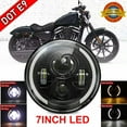 thumbnail image 3 of 1pcs 7'' inch LED Headlight Halo Angle Eye Light For Land Rover Defender 90 110, 3 of 8