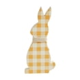 thumbnail image 2 of Bunny Hop MDF All Ears Honey Check Bunny In Burlap Scarf 13x6x1, 2 of 4