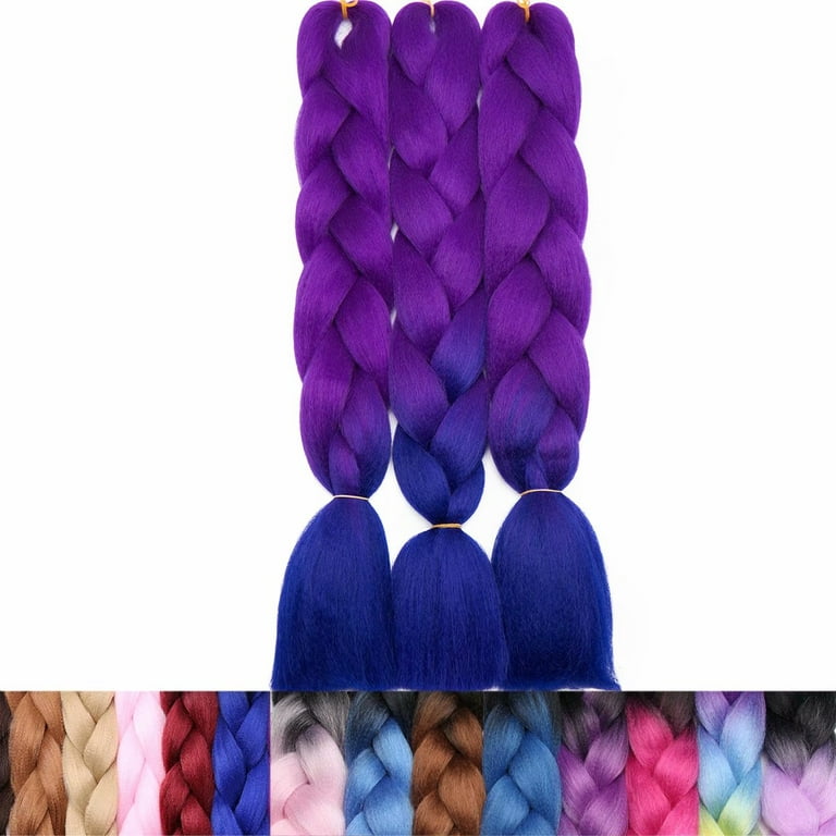 SEGO Ombre Jumbo Braiding Hair Extensions Colored Hair Weave