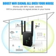 thumbnail image 6 of WiFi Extender Signal Booster, WiFi Repeater 2.4&5GHz Dual Band WiFi Extender, WiFi Booster with Ethernet Port Covers up to 10000 Sq. ft, 4 Antennas Wireless Internet Amplifier for Smart Home Devices, 6 of 9