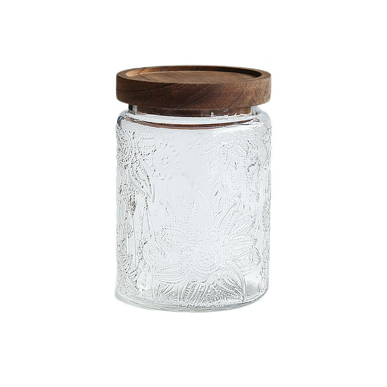 Glass Jar with Lid,Glass Storage Containers,Clear Glass Jars with