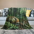 thumbnail image 2 of Creowell Snails Blanket Warm Soft Cozy Blanket Throw Couch Bed Print Couch and House Decor Gift Idea Throws, for Sofa for Kids Teen Young Boys Girls 50x60in, 2 of 6
