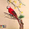 thumbnail image 3 of Creative Bird Model Figurine Faux Foam Parrot For House Garden Decor Supplies, 3 of 6