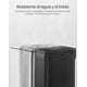thumbnail image 4 of SONGMICS Cubo de Basura para Baño con Tapa de Acero Inoxidable y Pedal, 4 of 5