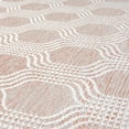 thumbnail image 4 of Luxe Weavers Outdoor Geometric Trellis Orange 8x10 Area Rug, Low Pile Carpet, 4 of 10