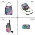 thumbnail image 3 of FORMRS Crossbody Bag for Women Shoulder Cell Phone Purse with Zipper, Colorful Starfish, 3 of 7