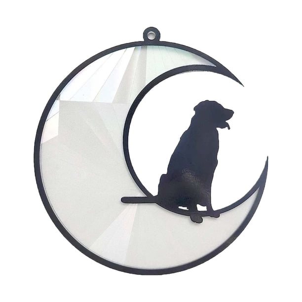 Colgante acrílico conmemorativo para mascotas para colgar en la ventana