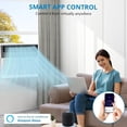 thumbnail image 3 of Eastvita 8000 BTU Window Air Conditioner with 6 Modes/WiFi Control/41dB Quiet Operation, 3 of 6