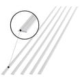 thumbnail image 2 of FASÄDE 47 in. Decorative Vinyl Large Profile J Trim Matte White (5 Pack), 2 of 4