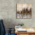 thumbnail image 3 of Epic Graffiti 'Blushing Forest I' by Silvia Vassileva, Canvas Wall Art, 26"x26", 3 of 8
