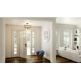 thumbnail image 2 of Quoizel Semi-Flush Mount 4-Light Semi-Flush Mount in Mottled Silver, 2 of 2