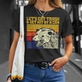 thumbnail image 3 of Opossum Lets Eat Trash Get Hit By Car Retro Possum Men TShirt, 3 of 5