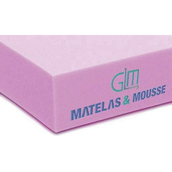 GLM Mousse de Rembourrage pour Coussins et Matelas (Haute Densité - Ferme, 24'' x 24'' x 4'')