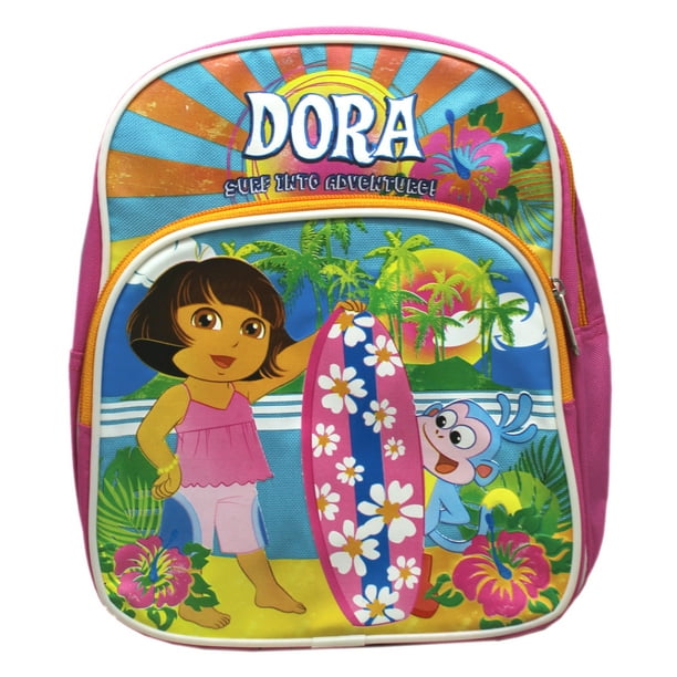 Mini Backpack Dora and Boots Surf into Adventure! Pink/Orange Mini