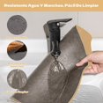thumbnail image 4 of Manteles Individuales para 6 Piezas con Posavasos de Doble Cara de Cuero PU Tapete para Mesa Antideslizante y Resistente al Calor para Restaurante, Hotel, Cafetería, 4 of 7