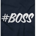 thumbnail image 2 of Hashtag Boss Cute Bossy Babies Toddler Boy Girl T Shirt Infant Toddler Brisco Brands 4T, 2 of 6