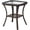 Brown, variant on Bellefurn Outdoor Side Table for Patio Furniture Sets Patio Wicker Side Table with Storage Glass Top Rattan End Table for Porch Backyard Balcony