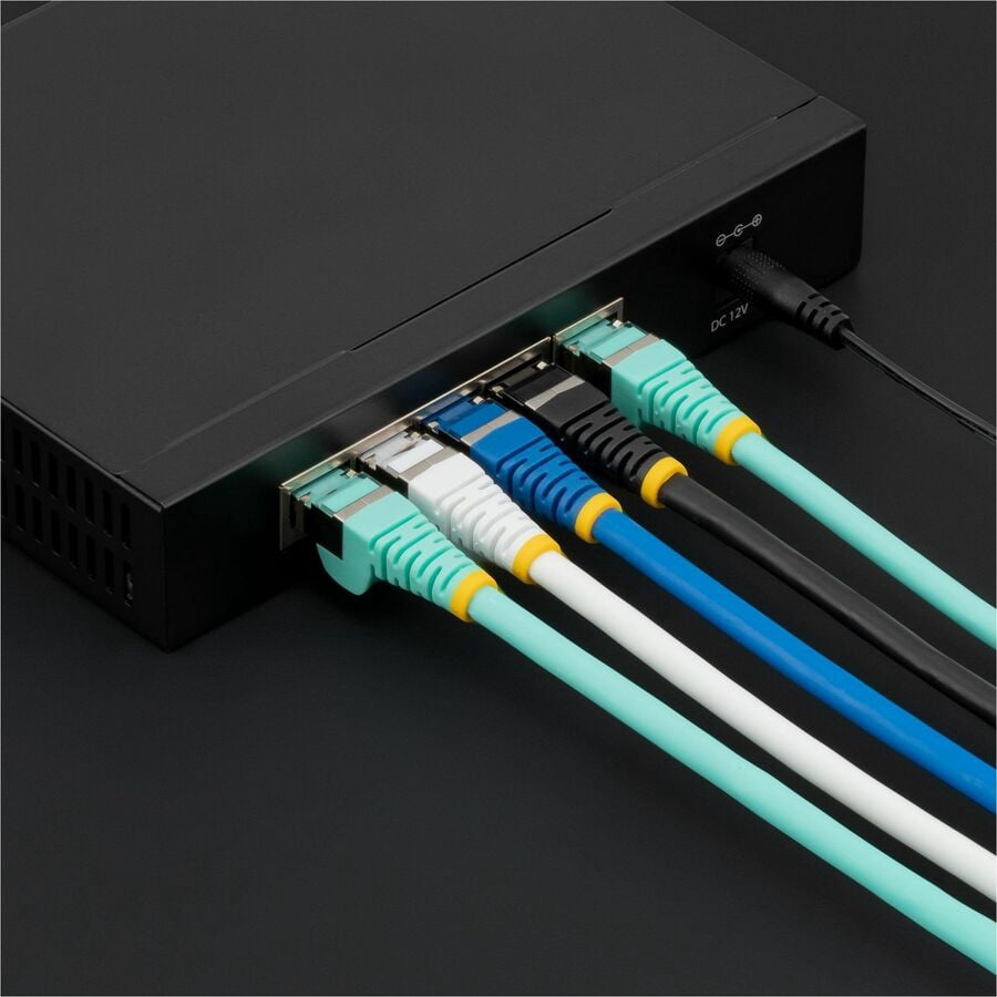 StarTech 100ft Black CAT6a Ethernet Cable, Snagless RJ45, 10GbE, 100W PoE++, S/FTP, 500MHz, 27AWG Pure Bare Copper, LSZH