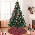 thumbnail image 7 of Pofeuu Red Glitter Print Christmas Tree Skirt, Merry Christmas Skirt Xmas Tree Ornaments for Xmas Holiday Party Decorations-30", 7 of 7