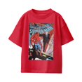 thumbnail image 2 of Marvel Spider-Man Youth Tombstone Poster Vintage T-Shirt (Red, XS-XL), 2 of 4