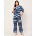thumbnail image 2 of Moomaya Sleepwear, Cotton Night Suit Set, Printed 2 Pcs Loungewear For Women'S, 2 of 9