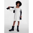thumbnail image 2 of Weekend Academy Girls Ribbed Knit Empire Waist Sweater Dress, Sizes 4-18, 2 of 5