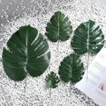 thumbnail image 4 of 10 Uds. Planta Artificial hojas falsas de Monstera para decoración de pared, sala de estar y fiesta, 4 of 5