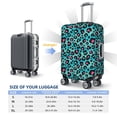 thumbnail image 6 of Haiem Leopard 1 Luggage Cover Printed Suitcase Covers for Luggage Elastic Washable Suitcase Protector Fits 18-32 Inch Luggage-Medium, 6 of 9