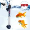 Aquarium Submersible Auto Thermostat Fish Tank Water 200W Adjustable Temperature with Suction Cups