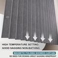 thumbnail image 2 of Foldable Magnetic Bathroom Curtain Waterproof Bathtub Curtain with 14 Hooks Privacy Bathroom Divider, 2 of 9