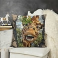 thumbnail image 2 of YINGXI Throws Pillows , Peeping from Broken Wall Comfortable Throw Pillow Cas 18x18in, 2 of 5