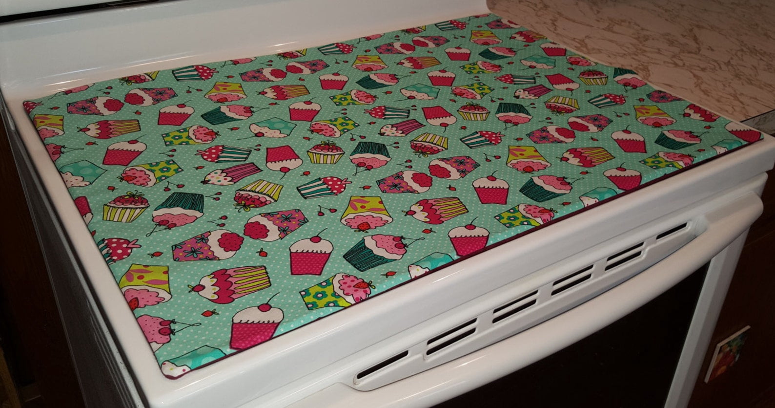 Harvest Sunflowers Cover and Protector for Flat Stove Top by Penny's Needful Things