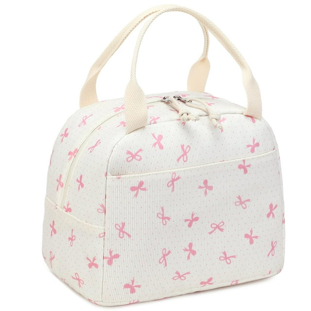 Bolsa Térmica LEDAOU de Pana para Almuerzos para Mujer en Color Rosa