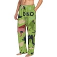 thumbnail image 2 of Disketp Cute Dinosaurs Men'S Pajama Pants - Ultra Soft Fleece Sleep And Lounge Pants (Size: S-Xxl), 2 of 9