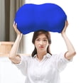 thumbnail image 4 of fastboy 3D Neck Support Pillow Neck Pressure Relief Headrest Foam Cushion with Washable Pillowcase, Sapphire, 4 of 6