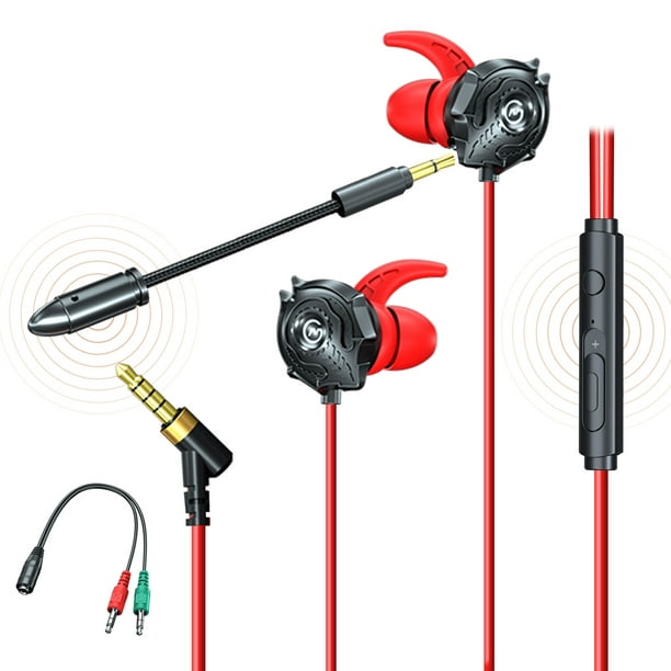 In-Ear Gaming Headset, TSV Gaming Headphones Wired with Detachable Microphone, Mic Earphones Fit for PC, Xbox Series X S One, PS5, PS4, PlayStation, Switch, iPad, Mobile Phone - Walmart.com