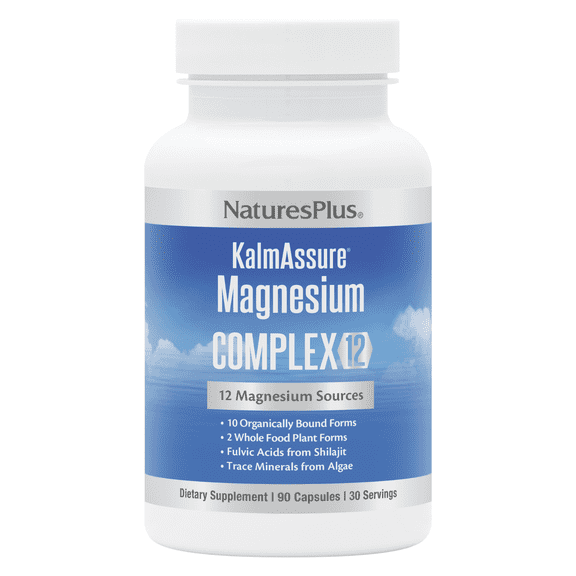 NaturesPlus KalmAssure Magnesium Complex 12 - 90 Capsules - 30 Servings
