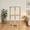 Natural, variant on LELELINKY 5-Tier Corner Shelf with Sturdy Base, 52" Tall Narrow Bookcase for Small Spaces, Wood Display Shelf for Living Room, Natural