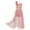 Orange Pink, variant on MSemis Kids Girls One Shoulder Flowers Pageant Romper Dress
