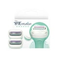 thumbnail image 2 of Schick Intuition Manual Razor with 4-Layer Blades, Comfortable Grip, Replaceable Blades & Soap Head for Smooth Hair Removal – Unisex, Portable Design for Travel & Daily Grooming (Includes 1, 2 of 6