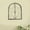 Imitation Rust Color, variant on Ximing Arched Window Frame Decor Metal Scroll Wall Decor for Garden Front Door Imitation Rust Color