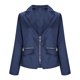 thumbnail image 5 of Blazers para las Mujeres Negocios Casual Manga Larga Solapa Cremallera Slim Fit Blazer de Trabajo, Chaqueta de Oficina Blazers de Negocios de las Mujeres, 5 of 7