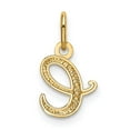 thumbnail image 6 of Auriga Fine Jewelry 14K Yellow Gold Letter E Initial Charm Pendant for Women(L- 17.75 mm, W- 8.5 mm), 6 of 6
